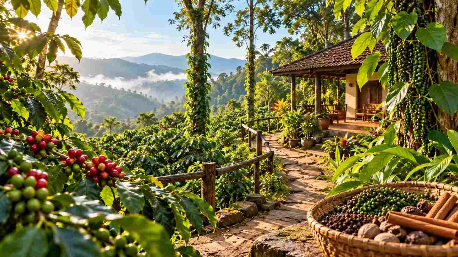 Organic Coffee & Spice Plantation Stays